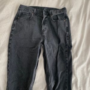 Grey mom jeans